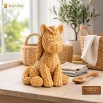 Wicker Horse STL 3D Model, Rustic Woven Horse Decor for 3D Printing, Farmhouse Animal Sculpture, Instant Digital Download