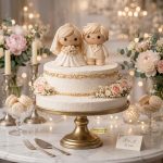 Wedding Cake Topper Couple V2 STL File | Romantic Bride & Groom Cake Topper | Elegant Wedding Decor 3D Print Model | Digital Download Gift