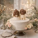 Wedding Cake Topper Couple V2 STL File | Romantic Bride & Groom Cake Topper | Elegant Wedding Decor 3D Print Model | Digital Download Gift - Image 3
