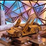 3D Wooden Self-Assembly Lamborghini Car Model | Laser Cutting File | SVG DXF PDF Drawings | Hobby Gift for Adult Car Enthusiasts - Image 4