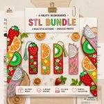 Cute Animal Bookmark STL Bundle – 4pcs Kawaii 3D Printable Bookmarks, Instant Download, Easy DIY Gift for Book Lovers - Image 5