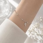 Simple Korean-Style Cross Bracelet, Stackable, Sparkling with Starlight, Versatile Jewelry for Women - Image 2