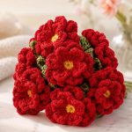 Crochet Peach Blossom Coaster Pattern PDF, Floral Coaster Crochet Pattern, Spring Home Decor, Instant Download - Image 5