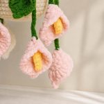 Calla Lily Basket Crochet Pattern PDF, Hanging Crochet Flower Basket, Crochet Plant Decor Pattern, Amigurumi Flower PDF - Image 5