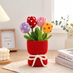 Valentine Tulip Vase Crochet Pattern PDF, Amigurumi Flower Bouquet, Valentine Crochet Gift, Handmade Tulip Vase Pattern - Image 6