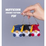 Crochet Mini Graduation Gnome Keychain Pattern (PDF)