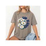 God Is Good Daisy Shirt, Christian Shirt for Women, Faith Based Floral Tee, Inspirational Religious Gift, Church Shirt, Bible Faith Tee - Image 6