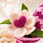 Valentine Crochet Pattern PDF, Heart Flowers Vase Amigurumi Pattern, DIY Love Gift, Crochet Flower Bouquet, Valentine Decor - Image 6