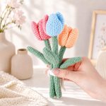 Crochet Tulip PDF Pattern, Amigurumi Flower Bouquet, Handmade Tulips Crochet Pattern, Spring Flower Decor Digital Download - Image 3