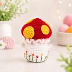 Crochet Mushroom Pattern PDF, Sunset Mushroom Amigurumi Pattern, Cute Cottagecore Crochet Toy, DIY Baby Gift, Mushroom Plush Pattern - Image 4