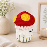 Crochet Mushroom Pattern PDF, Sunset Mushroom Amigurumi Pattern, Cute Cottagecore Crochet Toy, DIY Baby Gift, Mushroom Plush Pattern - Image 3
