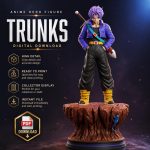 Future Trunks STL Bundle, Dragon Ball Anime 3D Print Model Pack, Premium Collector Figure Digital Download - Image 5