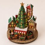 3D Christmas Village SVG DXF | Laser Cut Files Santa Express Train | Christmas Decor DIY | Digital Download - Image 6