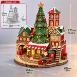 3D Christmas Village SVG DXF | Laser Cut Files Santa Express Train | Christmas Decor DIY | Digital Download - Image 5