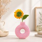 Sunflower Donut Vase Crochet Pattern PDF, Amigurumi Flower Vase Tutorial, Cute Donut Decor, DIY Crochet Gift Pattern - Image 5