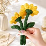 Crochet Sunflower Bouquet PDF Pattern, Amigurumi Flower Pattern, Crochet Sunflowers, Handmade Flower Gift, Digital Download - Image 3