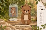 Hanging Stress Relief Toys Bundle SVG DXF | Cute Wooden Animal Ornaments Laser Cut Files | DIY Wood Craft Decor - Image 10
