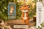 Hanging Stress Relief Toys Bundle SVG DXF | Cute Wooden Animal Ornaments Laser Cut Files | DIY Wood Craft Decor - Image 4