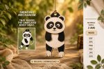 Hanging Stress Relief Toys Bundle SVG DXF | Cute Wooden Animal Ornaments Laser Cut Files | DIY Wood Craft Decor - Image 7