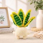 Snake Plant Crochet Pattern | Amigurumi PDF Tutorial | Cute Indoor Plant Plush DIY | Instant Digital Download | Beginner Friendly - Image 5