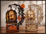 Halloween Lantern Laser Cut File SVG | Spooky Hanging Lantern DIY | Glowforge, xTool, LightBurn, CNC Wood Craft Decor - Image 8
