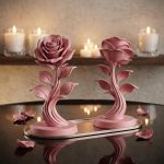 Rose Flower STL File, Romantic Floral 3D Print Model, Elegant Rose Figurine Digital Download, Printable Home Decor Gift - Image 4