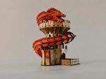 Coiled Serpent Dragon Dice Tower Laser Cut File SvG DxF Ai | Laser Cut Dice Tower Files | DnD Dice Roller | Instant Download - Image 6