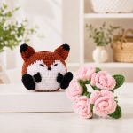 Crochet Fox Rose Pot Pattern PDF, Amigurumi Fox Planter, Crochet Flower Pot, Cute Fox Home Decor, Digital Download - Image 5