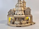 3D Christmas Village SVG DXF | Laser Cut Files Santa Express Train | Christmas Decor DIY | Digital Download - Image 3
