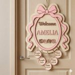 Personalized Baby Birth Stat Sign STL, Custom Newborn Name 3D Print File, Nursery Wall Decor, Baby Keepsake Gift - Image 2