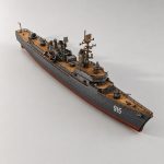 Warship Model Laser Cut Files SVg DxF DwG Ai | Wooden Battleship Blueprint | CNC Laser Cut Ship Model | DIY Naval Decor - Image 7