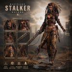 Wasteland Stalker Quiana STL File for 3D Printing, Post Apocalyptic Female Warrior Model, Sci-Fi Collectible Figure, Digital Download - Image 4
