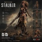Wasteland Stalker Quiana STL File for 3D Printing, Post Apocalyptic Female Warrior Model, Sci-Fi Collectible Figure, Digital Download