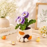 Crochet Hydrangea Flower Pot Pattern PDF, Potted Amigurumi Plant, Cute Crochet Desk Decor Digital Download - Image 5