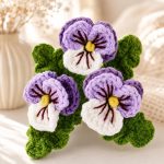Crochet Hydrangea Flower Pot Pattern PDF, Potted Amigurumi Plant, Cute Crochet Desk Decor Digital Download - Image 2