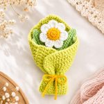 Yellow Daisy Bouquet Crochet Pattern | PDF Digital Download | Easy Flower Crochet Tutorial for Home Decor & Gifts - Image 6