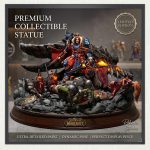 Varian Wrynn WoW STL Model, 3D Print Fantasy Warrior Figure, World of Warcraft Collectible, Digital Download Resin STL - Image 3