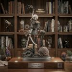 2B NieR Automata STL File for 3D Printing, Anime Game Character Figure, 2B Statue Digital Download, Resin 3D Printer Model, Gamer STL - Image 2