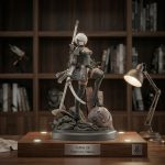 2B NieR Automata STL File for 3D Printing, Anime Game Character Figure, 2B Statue Digital Download, Resin 3D Printer Model, Gamer STL - Image 4