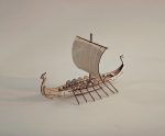 Viking Longship Laser Cut Model SvG DxF Ai DWg | Wooden Boat 3D Puzzle | Laser Cut Digital Download - Image 2