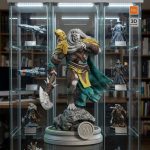 Lion Warrior STL for 3D Printing, Fantasy Beast Hero Miniature, Tabletop RPG Figure, Digital Download - Image 4