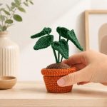 Neon Pothos Pot Crochet Pattern, Amigurumi Plant PDF, Crochet Houseplant Decor, Digital Download - Image 2