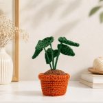 Neon Pothos Pot Crochet Pattern, Amigurumi Plant PDF, Crochet Houseplant Decor, Digital Download - Image 3