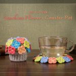Sunshine Flowers Coaster Pot Crochet Pattern PDF | Floral Coaster Set | Cute Crochet Home Decor | Handmade Gift
