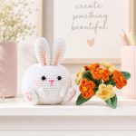 Cute Bunny Flower Pot Crochet Pattern PDF, Amigurumi Bunny Planter, Spring Easter Decor, Digital Download - Image 5