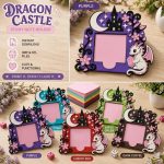 Dragon Sticky Note Holder STL File, Cute Desk Organizer 3D Print, Fantasy Memo Pad Holder, Office Decor Digital Download - Image 4
