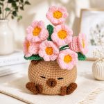 Capybara Crochet Pattern PDF, Lily of the Valley Flower Pot Amigurumi, Cute Plant Crochet Pattern Digital Download - Image 2