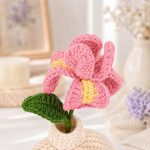 Iris Donut Vase Crochet Pattern PDF, Crochet Flower Vase Pattern, Floral Amigurumi Home Decor, Digital Download - Image 2