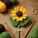 Sunflower Bouquet Crochet Pattern PDF, Crochet Flower Pattern, Amigurumi Sunflower Bouquet, DIY Gift, Instant Download - Image 2