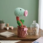 Pea Blaster Crochet Pattern PDF, Cute Amigurumi Plant Plush, Gamer Inspired Crochet Toy, DIY Plushie Pattern, Instant Download Etsy Gift - Image 4
